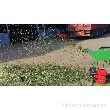 Foin et coupeuse de balles d&#39;herbe agricole à essence verte